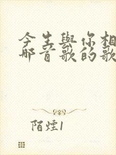 今生与你相遇是哪首歌的歌词