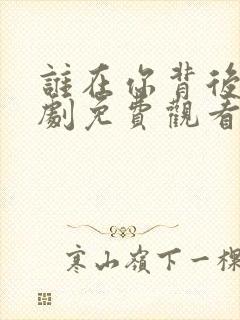 谁在你背后电视剧免费观看