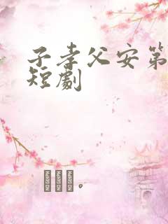 子孝父安第一季短剧