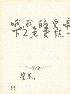 哦,我的皇帝陛下2免费观看