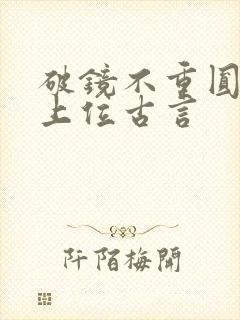 破镜不重圆男二上位古言