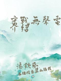 密战无声电视剧介绍