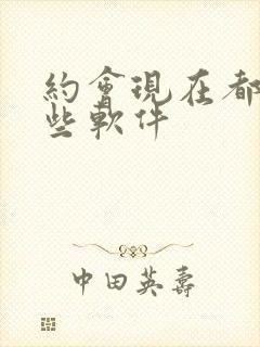 约会现在都用哪些软件