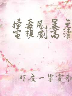 扫毒风暴免费版电视剧高清在线观看