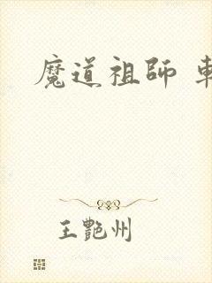 魔道祖师 车图