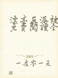 漂亮反派被抹布免费阅读全文笔趣阁