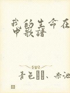 我的生命在主手中歌谱