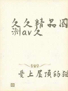 久久精品国产亚洲av久