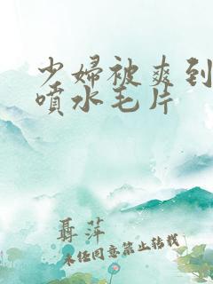 少妇被爽到高潮喷水毛片