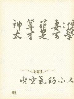 神算萌妻:傅太太才是玄学真大佬全书