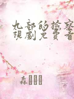 九部的检察官电视剧免费看全集