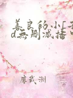 善良的小[子hd无删减播中文字幕