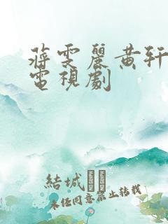 蒋雯丽黄轩演的电视剧