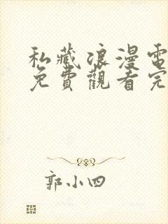 私藏浪漫电视剧免费观看完整版国语