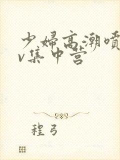 少妇高潮喷水av集中营