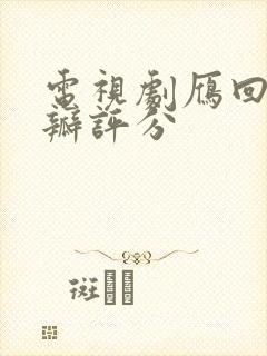 电视剧雁回时豆瓣评分