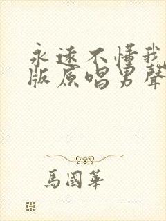 永远不懂我dj版原唱男声