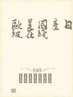 欧美国产日韩一级在线