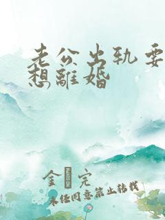 老公出轨要我不想离婚