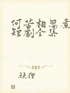 何苦相思煮余年短剧全集