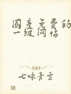 国产免费的黄色一级网站