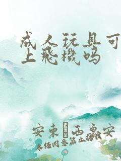 成人玩具可以带上飞机吗