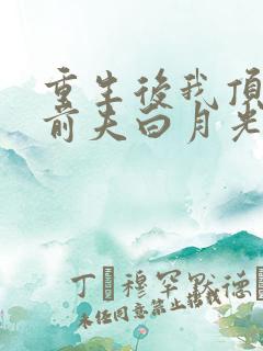 重生后我顶替了前夫白月光九九月著