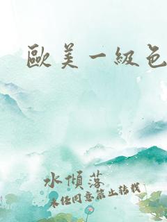 欧美一级色大片