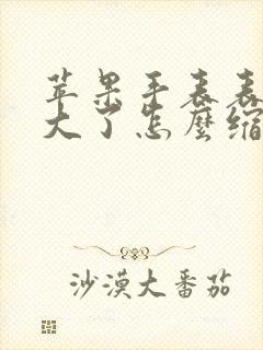 苹果手表表盘变大了怎么缩小