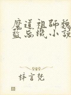 魔道祖师魏无羡蓝忘机小说在线收听