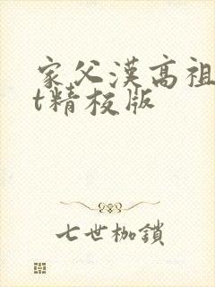 家父汉高祖txt精校版