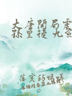 大唐开局震惊长孙皇后 九剑本尊