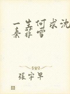 一生何求沈浩,秦菲雪