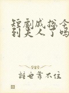 短剧戚总今天追到夫人了吗全集免费观看