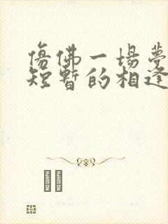 仿佛一场梦我们短暂的相逢是什么歌