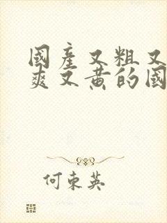 国产又粗又猛又爽又黄的国漫视频