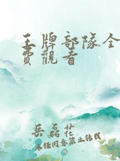 王牌部队全集免费观看