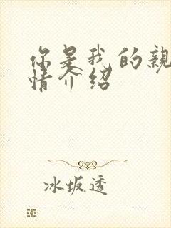 你是我的亲人剧情介绍