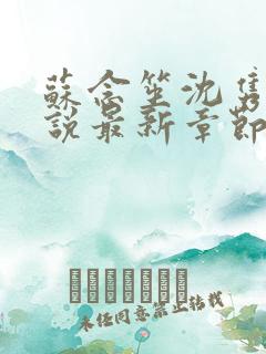 苏念笙沈隽西小说最新章节