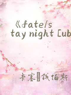 《fate/stay night [ubw]》