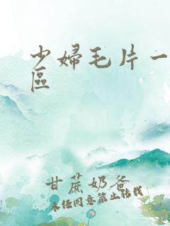 少妇毛片一二三区