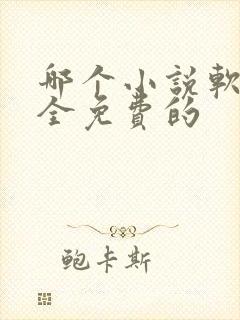 哪个小说软件最全免费的