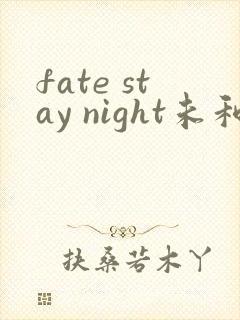 fate stay night未和谐版