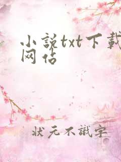 小说txt下载网站