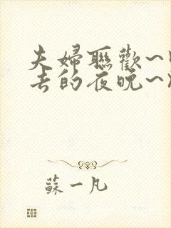 夫妇联欢~回不去的夜晚~》.