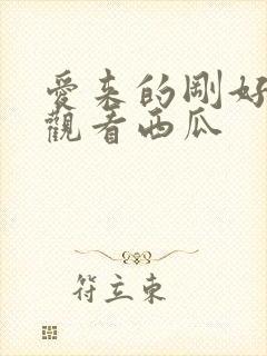 爱来的刚好免费观看西瓜