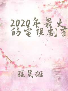 2020年最火的电视剧有哪些