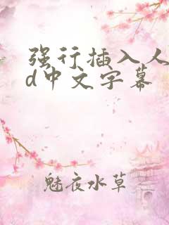 强行插入人妻hd中文字幕