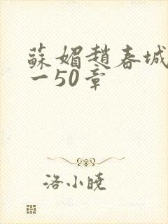 苏媚赵春城第1一50章