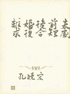 离婚后前夫跪着求复合短剧